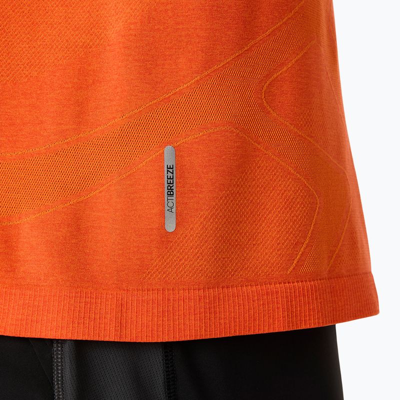Футболка для бігу чоловіча ASICS Road Seamless Top energy orange 5
