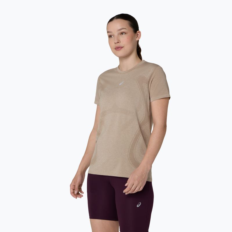 Футболка для бігу жіноча Asics Road Seamless Ss Top greige 4