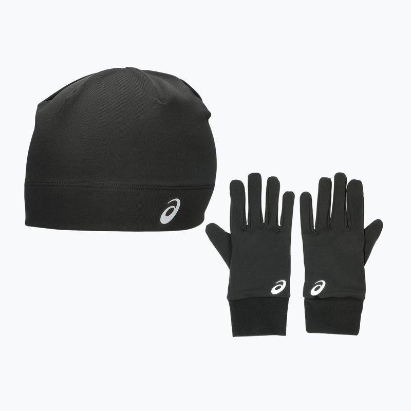 Шапка та рукавички ASICS Winter Pack performance black