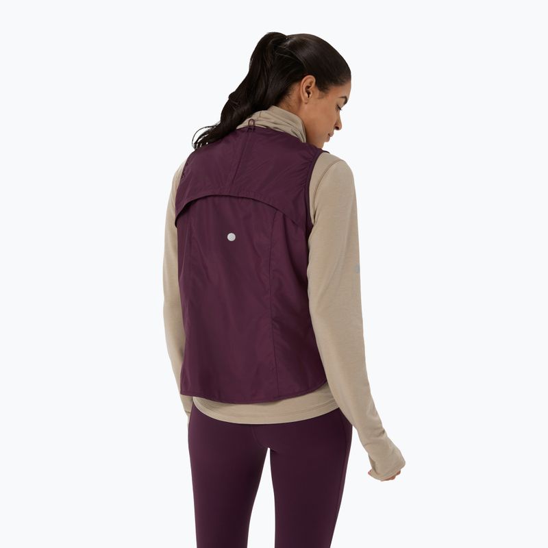 Жилет для бігу жіночий Asics Nagino Run Padded Gilet dark aubergine 3