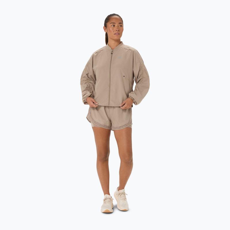 Куртка для бігу жіноча ASICS Nagino Run Adjustable Jacket greige 2