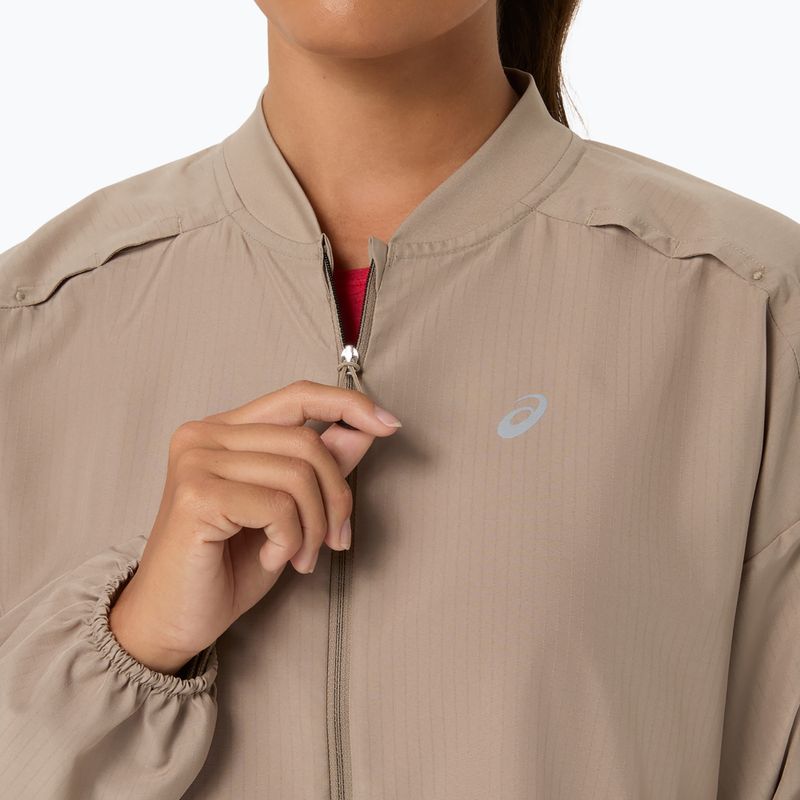 Куртка для бігу жіноча ASICS Nagino Run Adjustable Jacket greige 5
