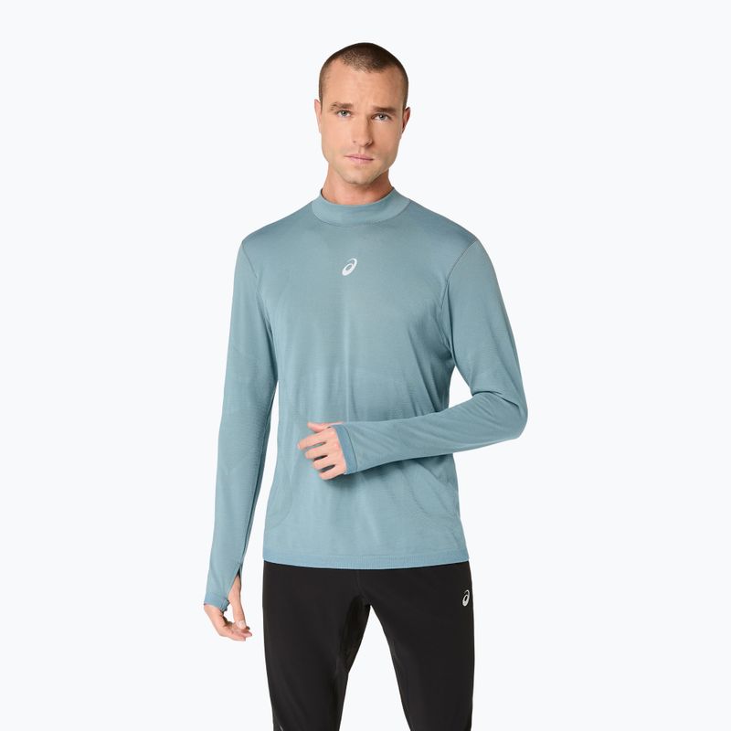 Кофта термоактивна чоловіча ASICS Road Winter Seamless Top foggy teal