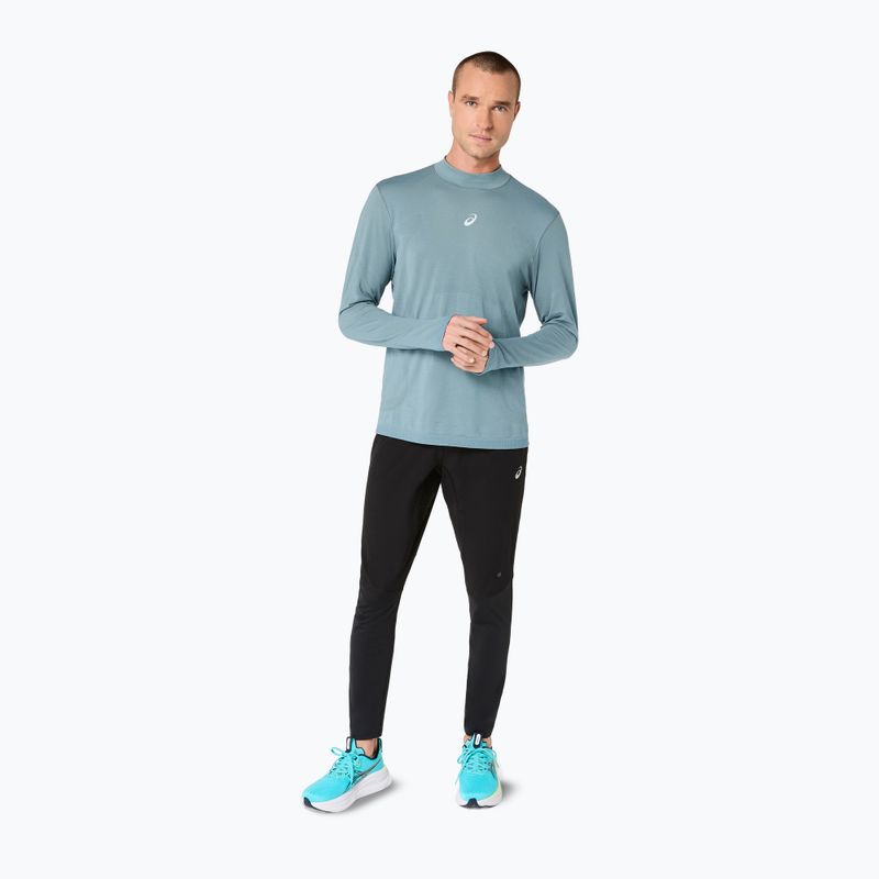 Кофта термоактивна чоловіча ASICS Road Winter Seamless Top foggy teal 2