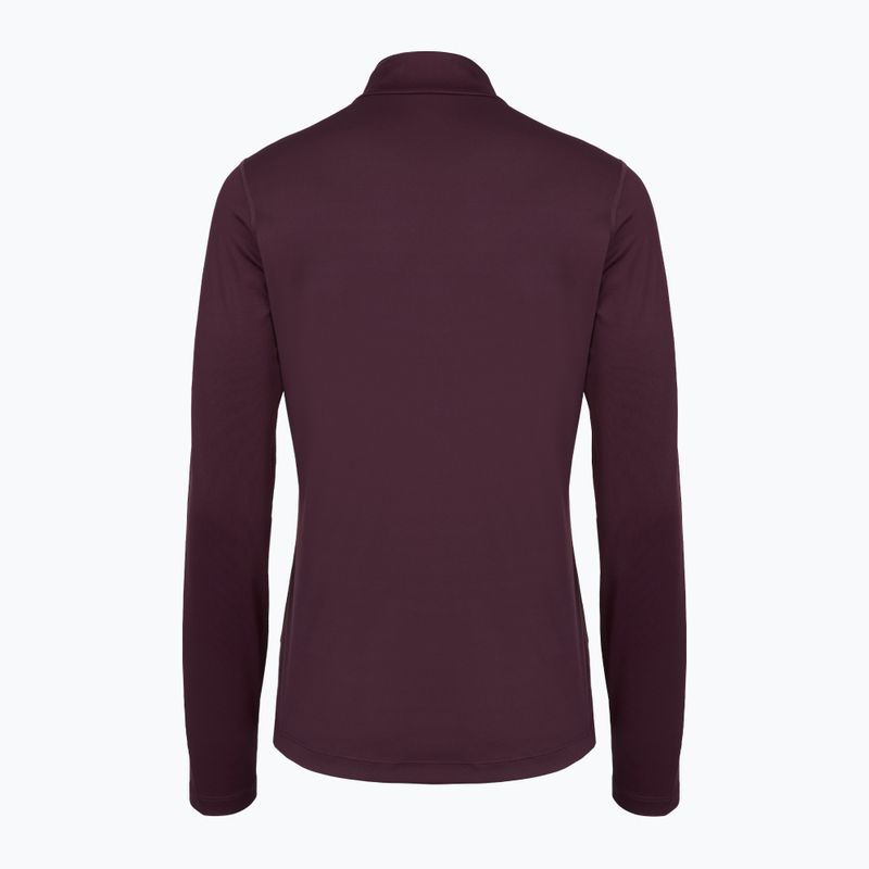 Лонгслів для бігу жіночий ASICS Core 1/2 Zip Winter Top dark aubergine 2