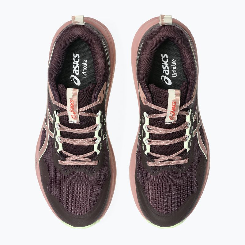 Кросівки для бігу жіночі Asics Trabuco Terra 3 Dark Aubergine/Illuminate Yellow 4