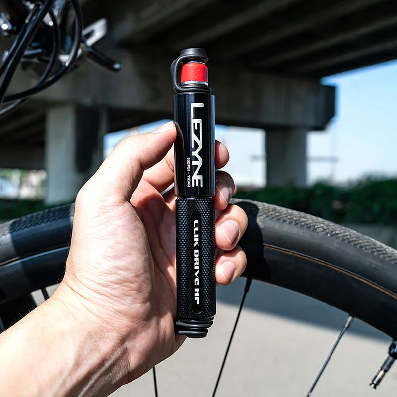 Насос велосипедний Lezyne Clik Drive HP 160psi black 6