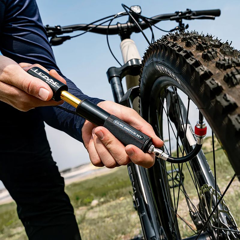 Насос велосипедний Lezyne Clik Drive HV 90psi black 7