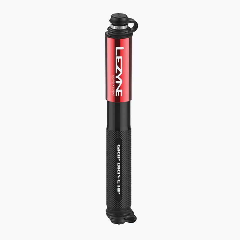 Велосипедний насос Lezyne Grip Drive HP S ABS FLEX 120psi червоний
