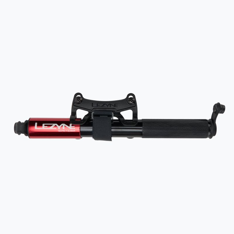 Велосипедний насос Lezyne Grip Drive HP M ABS FLEX 120psi червоний 2