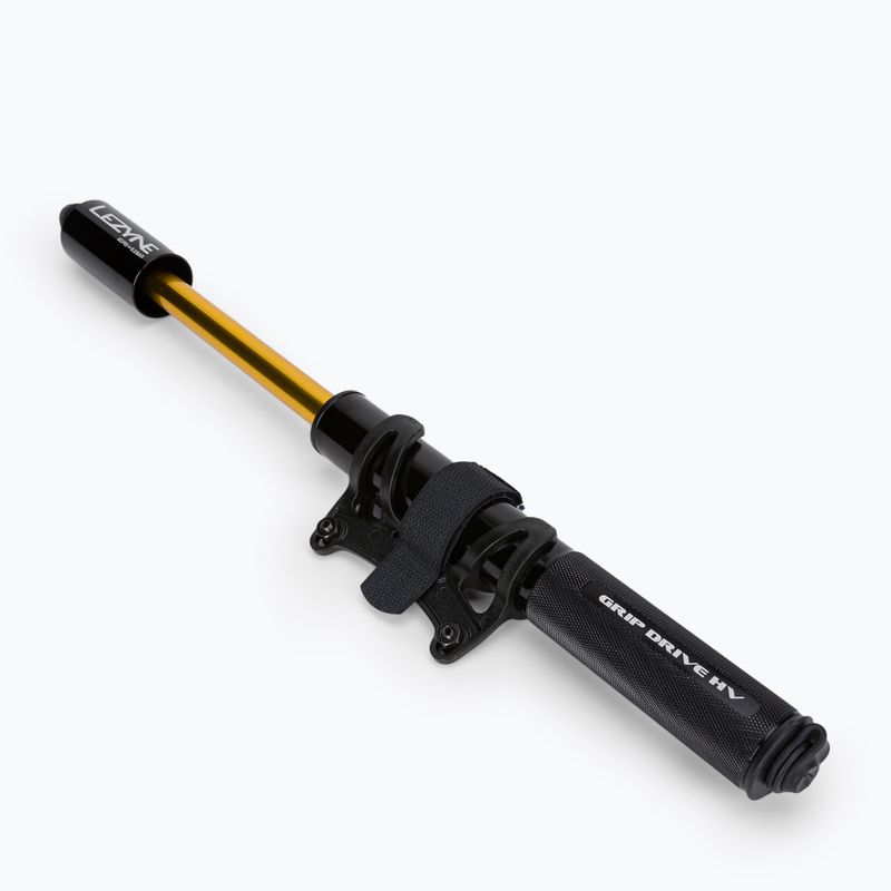 Велосипедний насос Lezyne GRIP DRIVE HV M ABS FLEX 90psi чорний  LZN-1-MP-GRIPHV-V1M04 2