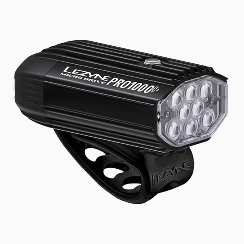 Lezyne Micro Drive Pro 1000+ Передня сатинована чорна велосипедна лампа