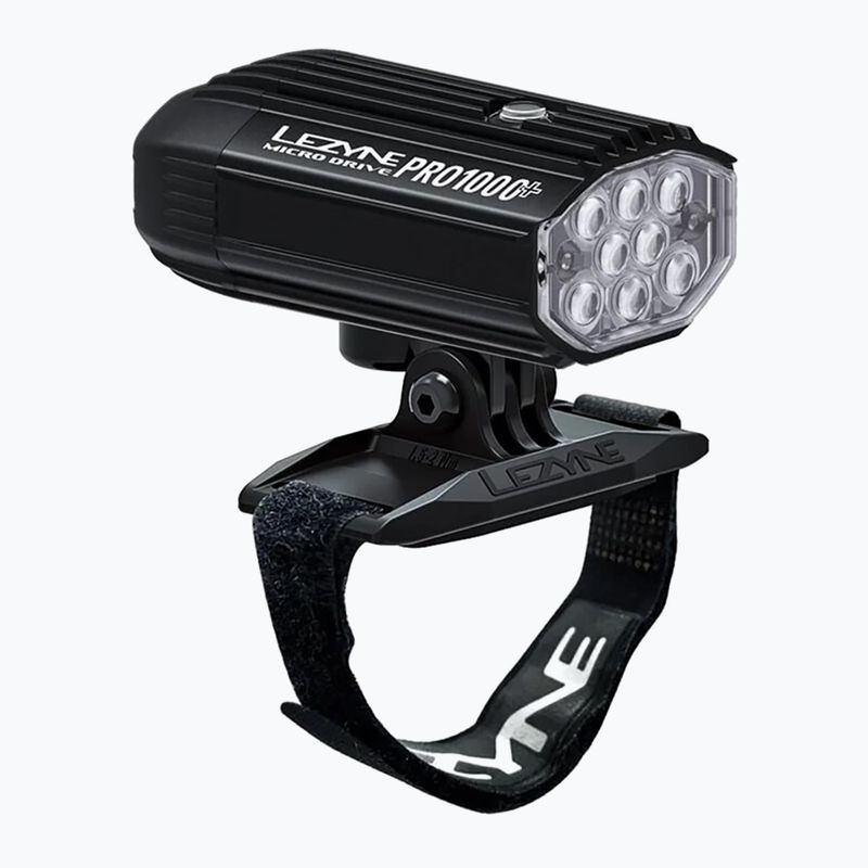 Передній велосипедний ліхтар Lezyne Micro Drive Pro 1000+ сатиновий чорний