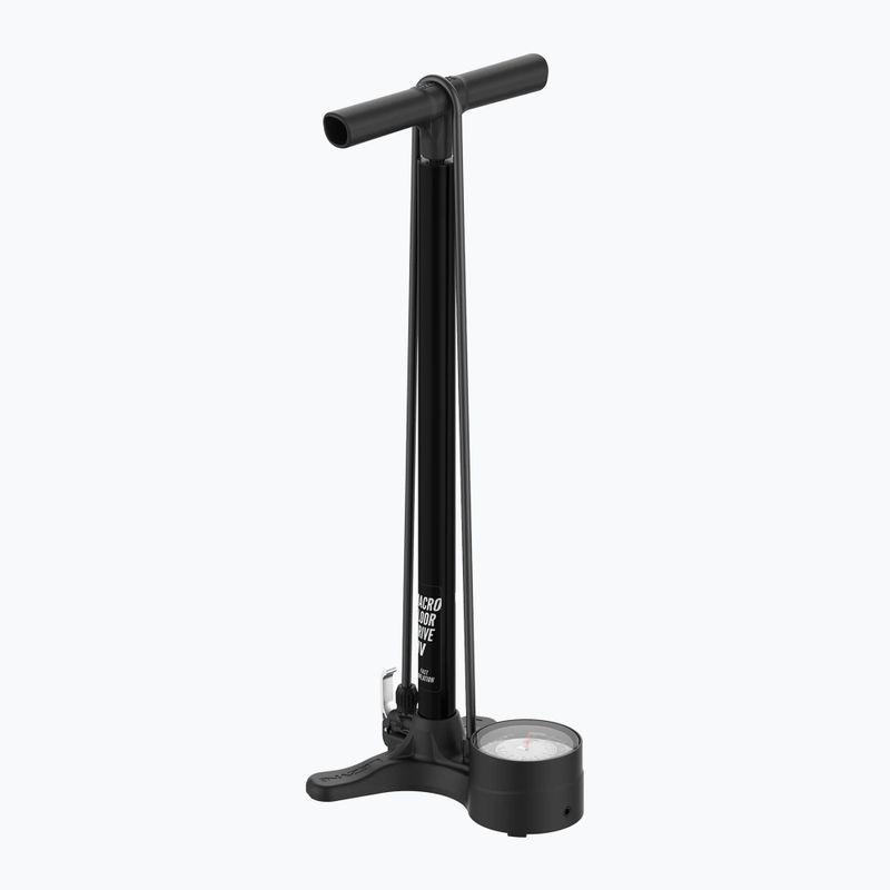 Lezyne Macro HV Floor Drive ABS 100psi плоский чорний велосипедний насос 3