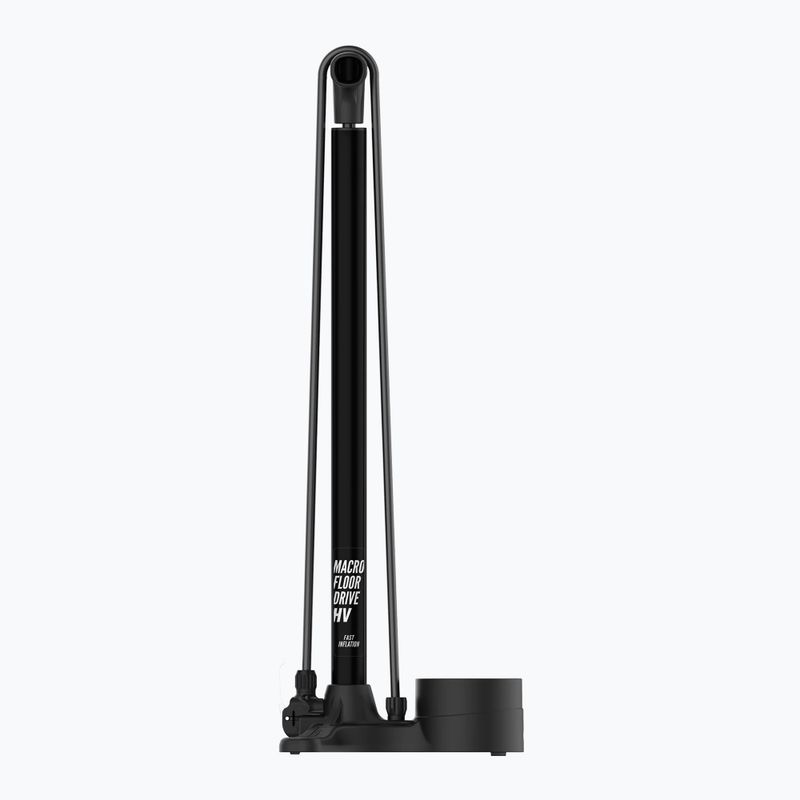 Lezyne Macro HV Floor Drive ABS 100psi плоский чорний велосипедний насос 4