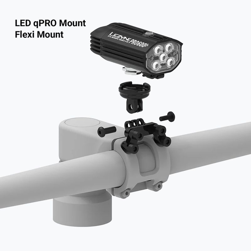 Тримач велосипедний Lezyne Flexi Stem Mount satin black 7