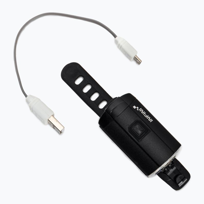 Велосипедний ліхтарик передній INFINI Tron 300 Usb чорний I-281P-B 4