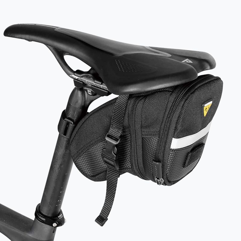 Сумка велосипедна під сидіння Topeak Aero Wedge Pack чорна T-TC2262B 7