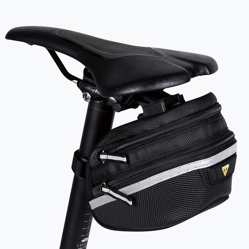 Сумка велосипедна під сидіння Topeak Wedge Pack Ii W/Fixer чорна T-TC2273B 10
