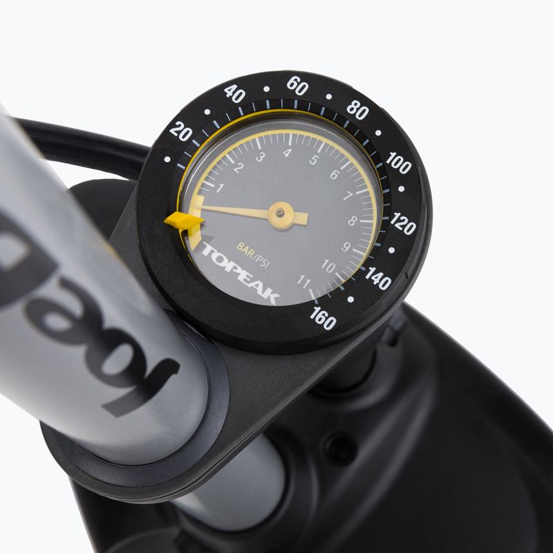 Велосипедний насос підлоговий Topeak Joe Blow Max Hp сріблястий T-TJB-M2S 3