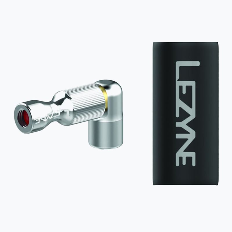 Насос велосипедний Lezyne Trigger Drive Co2 Head Only gloss silver