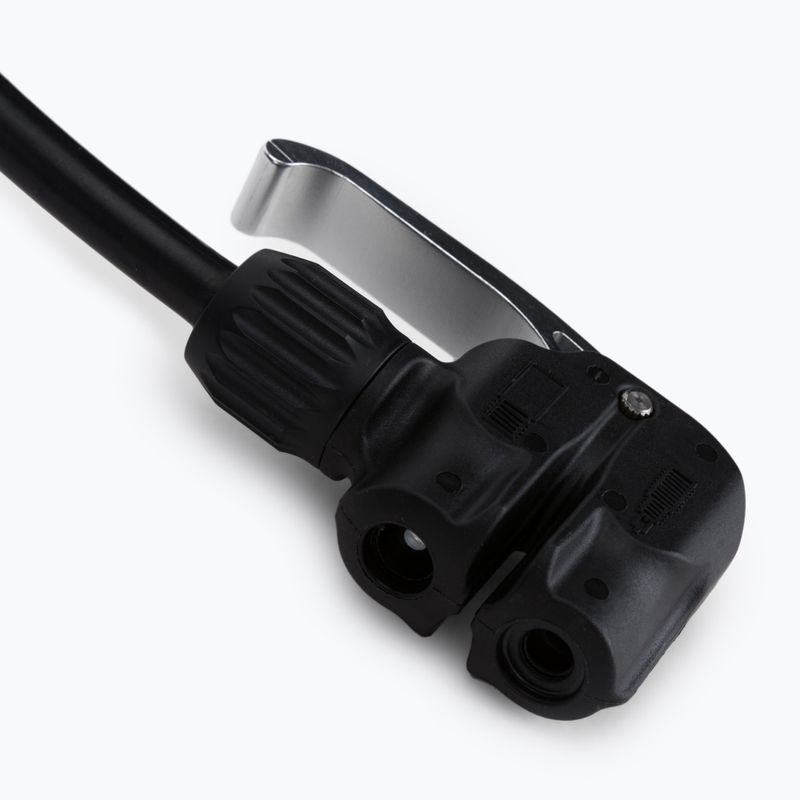 Велосипедний насос  Lezyne MACRO FLOOR DV DUAL VALVE HEAD 220psi чорний LZN-1-FP-MAFL-V204 6