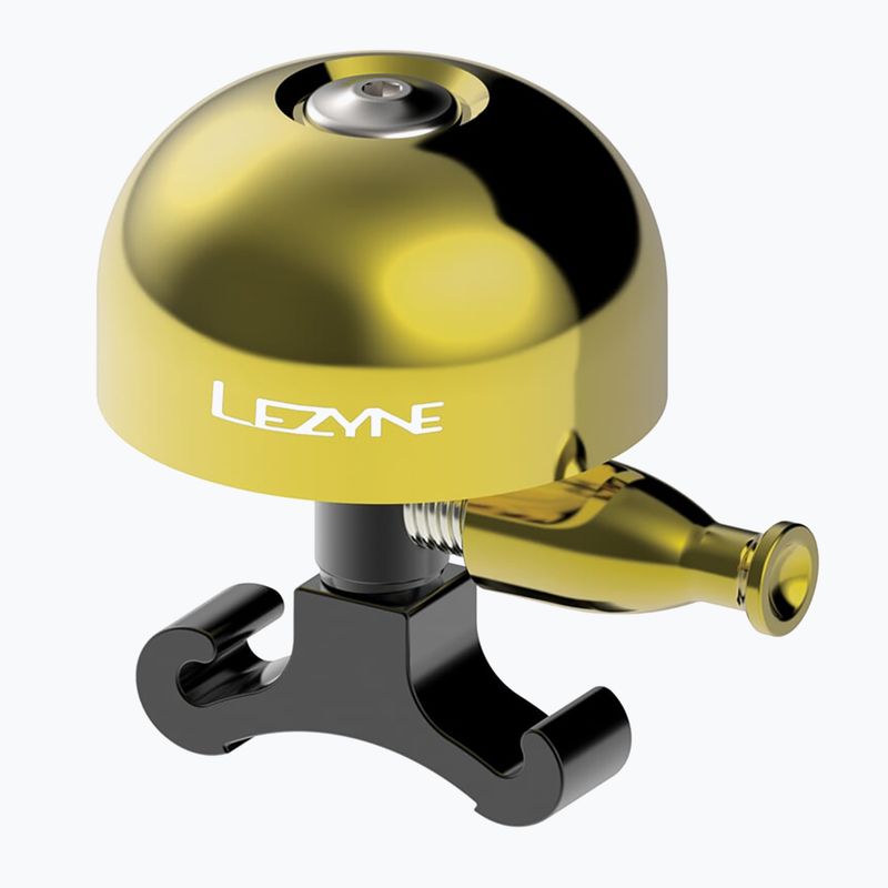 Велосипедний дзвінок Lezyne Classic Brass M латунь/чорний