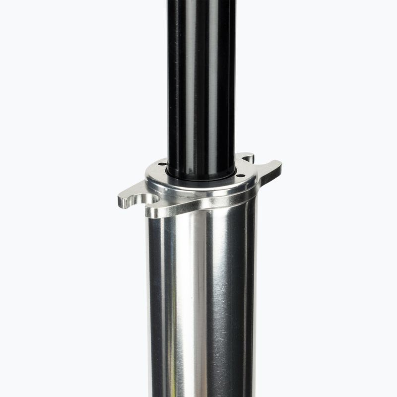 Велосипедний насос Lezyne CNC Floor Drive 3.5 глянцевий сріблястий 4