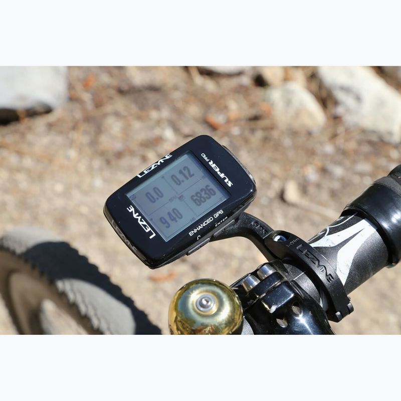 Велосипедний лічильник Lezyne Super Pro GPS чорний 6