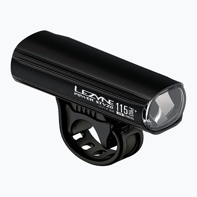 Ліхтарик велосипедний передній Lezyne Power Stvzo Pro 115 Remote Loaded gloss black