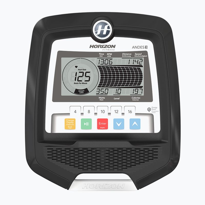 Тренажер еліптичний Horizon Fitness Andes 3.1 black/white 3