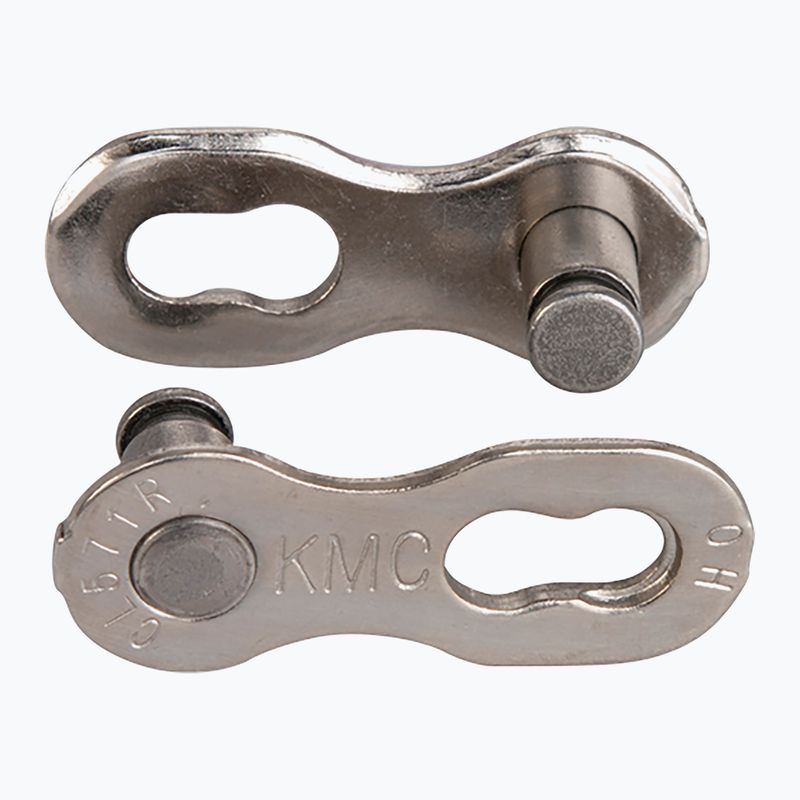 Замок велосипедного ланцюга KMC 7/8R EPT 2шт. сріблястий C78EPTR71