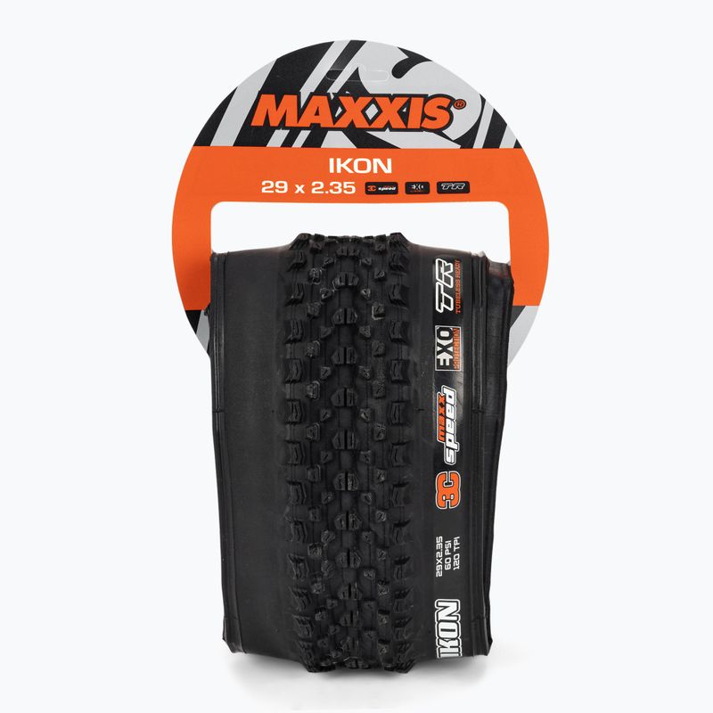Шина велосипедна Maxxis Ikon Kevlar 3Cs/Exo/Tr чорна ETB96731100 2