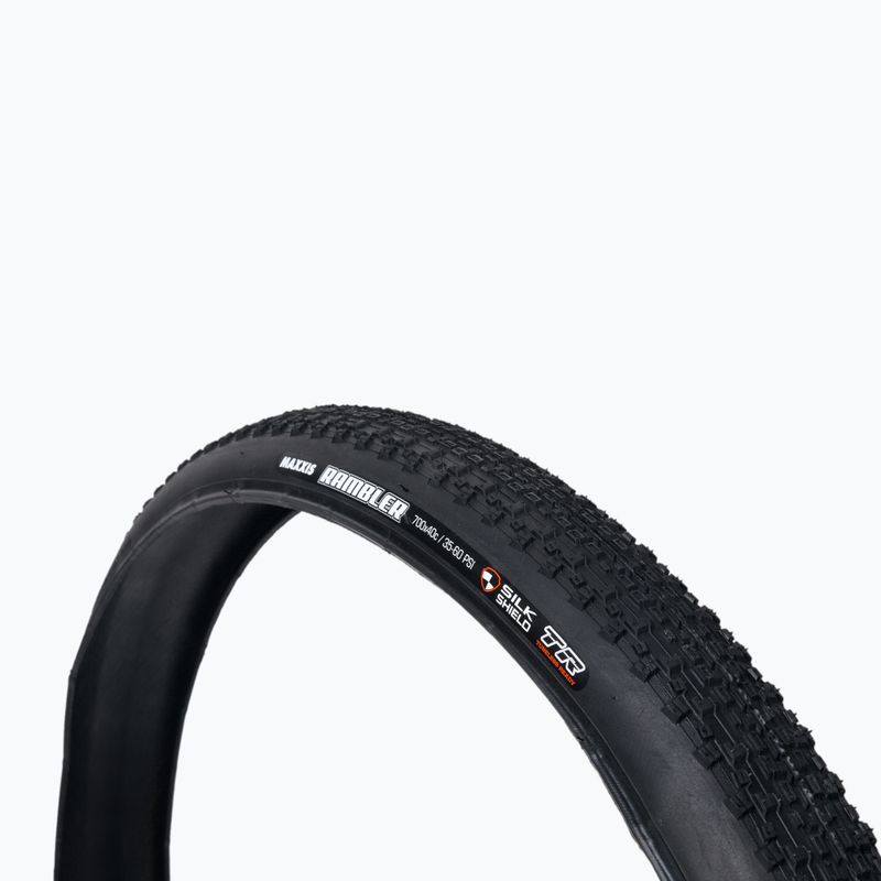 Шина велосипедна Maxxis Rambler 60TPI Silkshield Tr складна 3