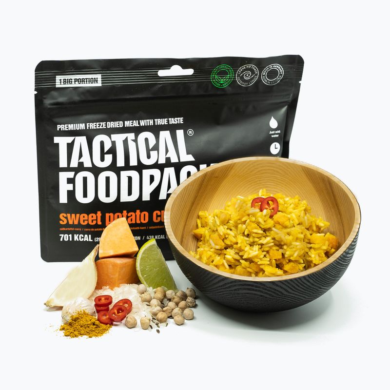 Сублімовані продукти Tactical Foodpack Sweet Potato Curry Vege 415 г