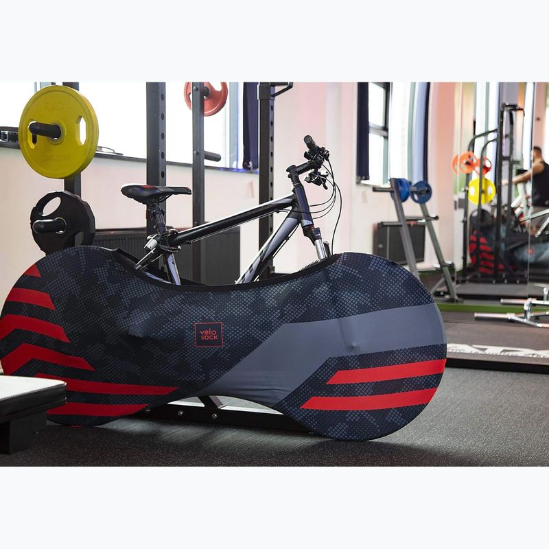 Чохол велосипедний для коліс VELOSOCK Red Lines 3