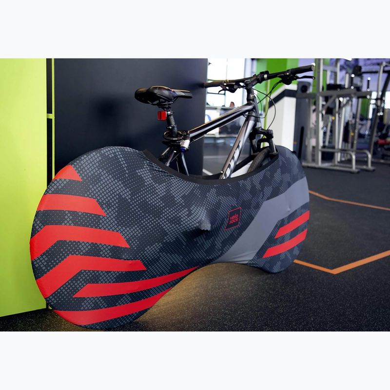 Чохол велосипедний для коліс VELOSOCK Red Lines 4