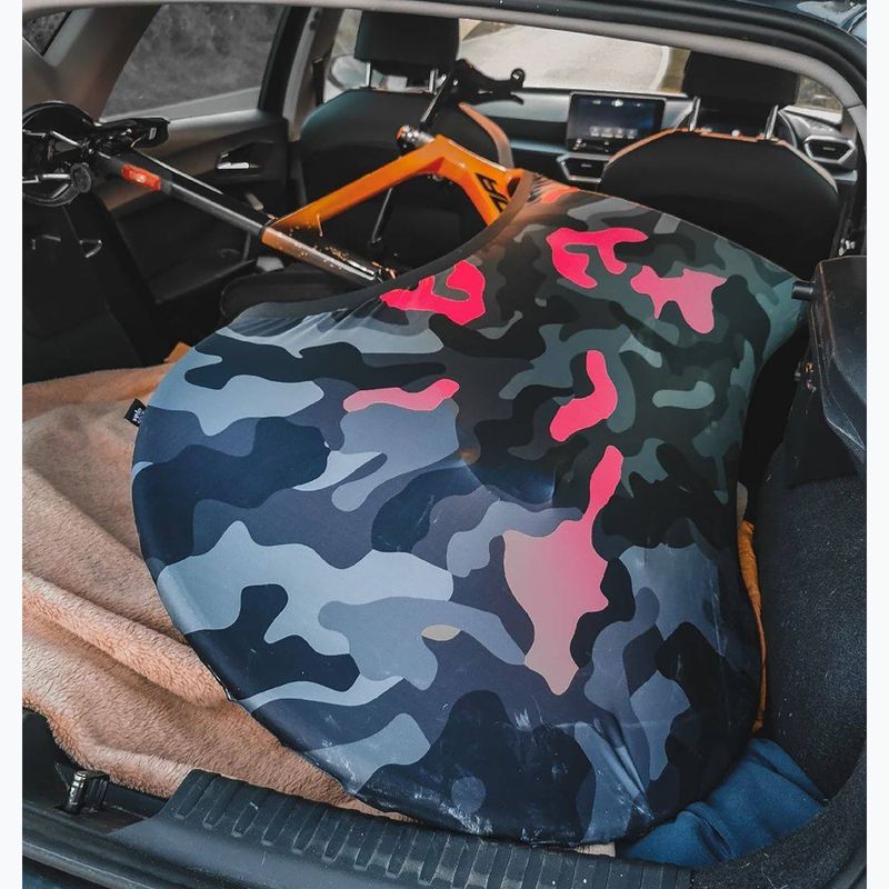 Чохол велосипедний на колеса VELOSOCK Black Pink 4