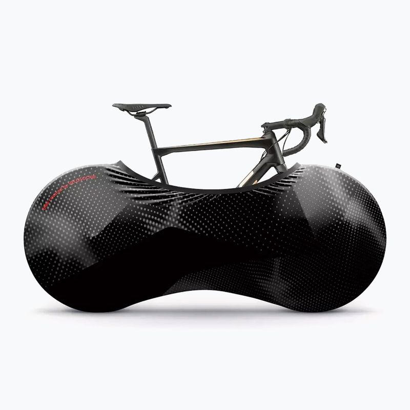 Чохол велосипедний на колеса VELOSOCK Carbon Black