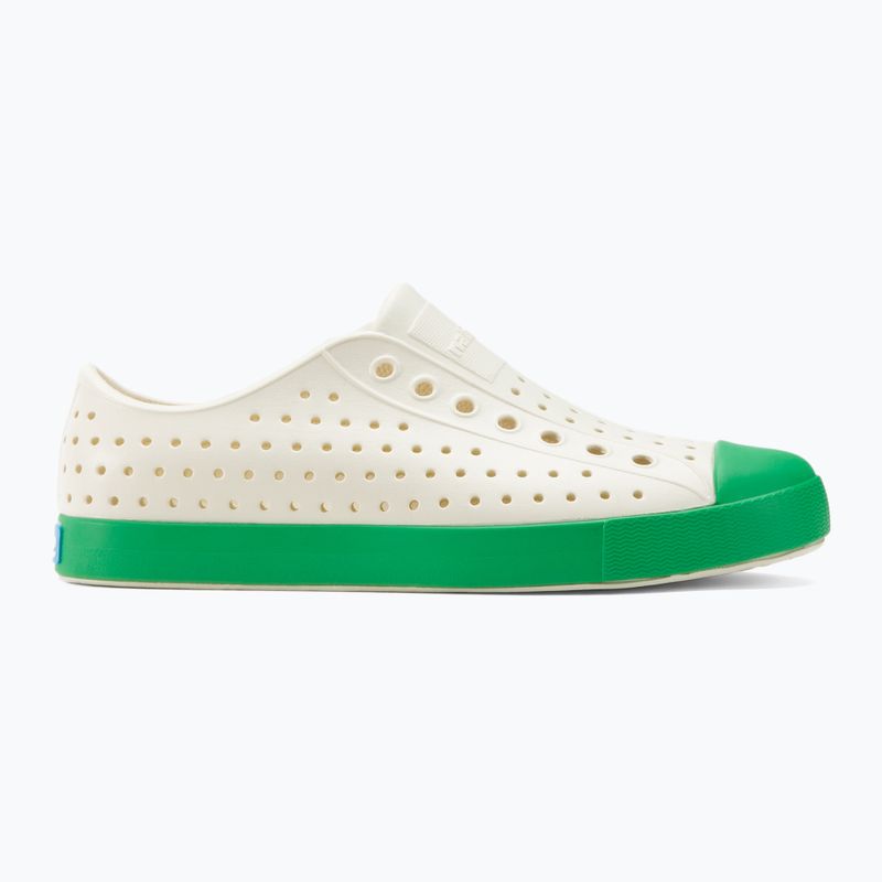 Кеди Native Jefferson bone white/picnic green 2