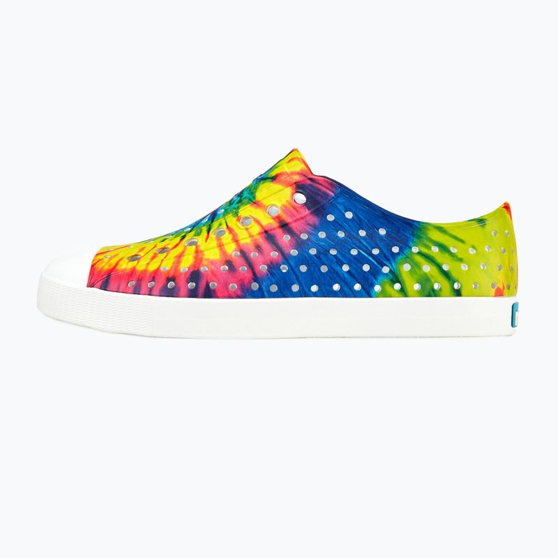 Кеди дитячі Native Jefferson Print shell white/shell white/neon multi tie dye 10