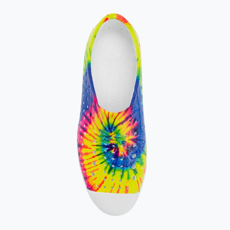 Кеди дитячі Native Jefferson Print shell white/shell white/neon multi tie dye 6