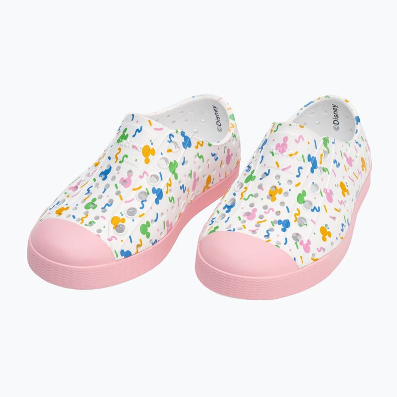 Кеди дитячі Native Jefferson Print Disney Jr shell white/princess pink/pastel white confetti 11