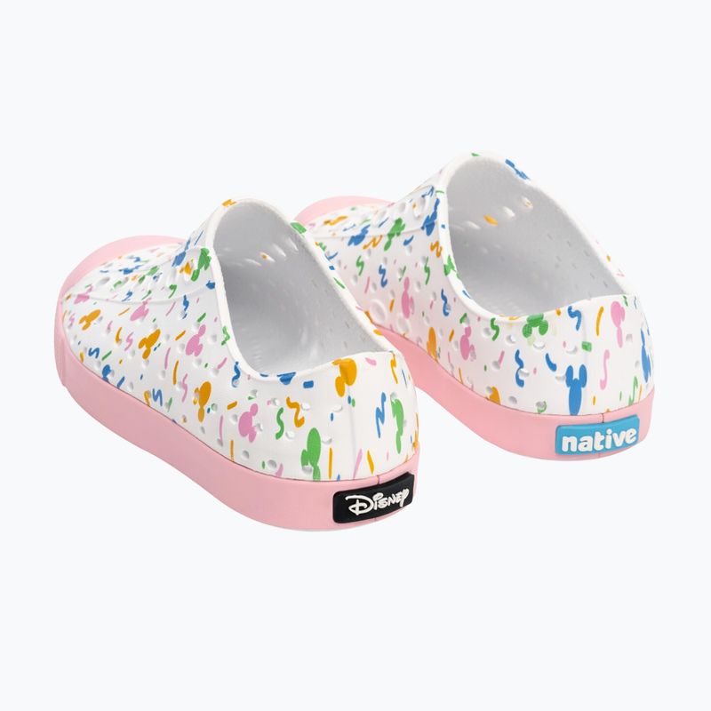 Кеди дитячі Native Jefferson Print Disney Jr shell white/princess pink/pastel white confetti 12