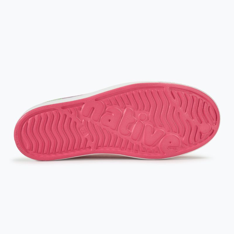 Кросівки вітрильні дитячі Native NA-12111502 Jefferson Block dazzle pink/shell white/celery maria starfish 4
