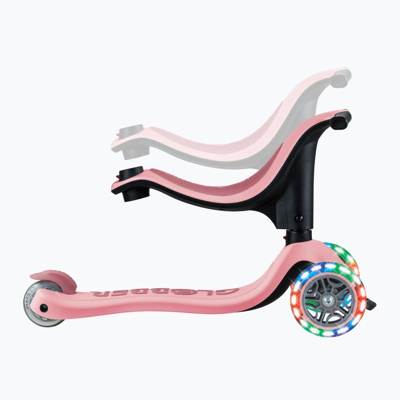 Самокат трьохколісний дитячий Globber Go.Up Deluxe Lights deep pink 9