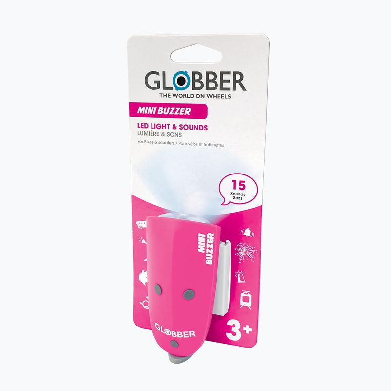 Лампа з гудком Globber Mini Buzzer deep pink 2