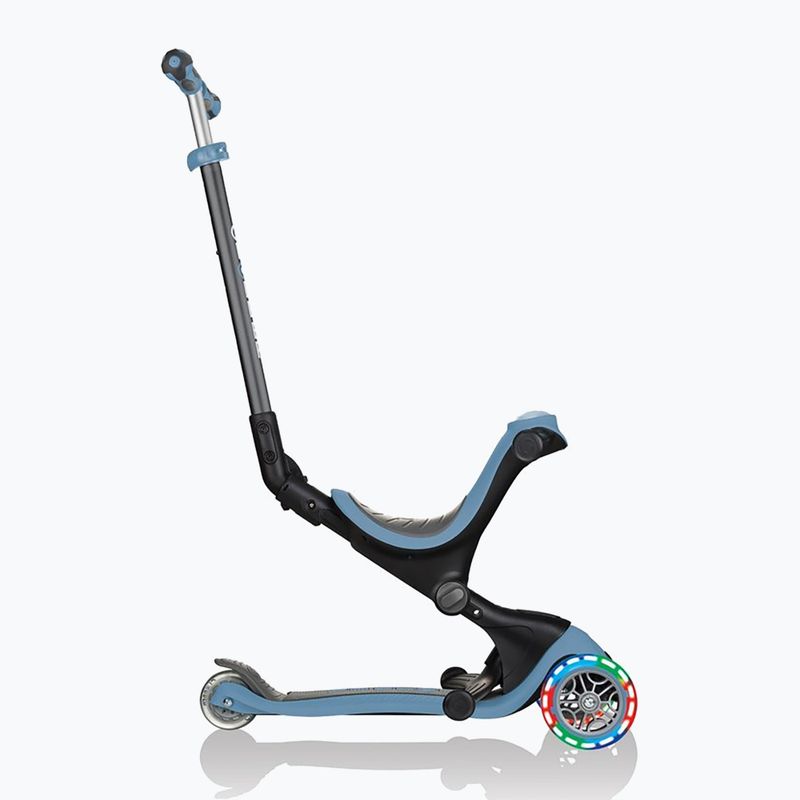 Самокат трьохколісний дитячий Globber Go.Up Deluxe Lights ash blue 2