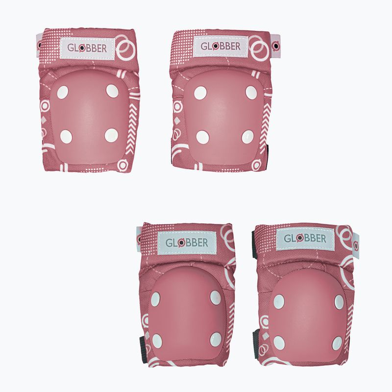 Набір захисту дитячий Globber Toddler deep pastel pink/shapes