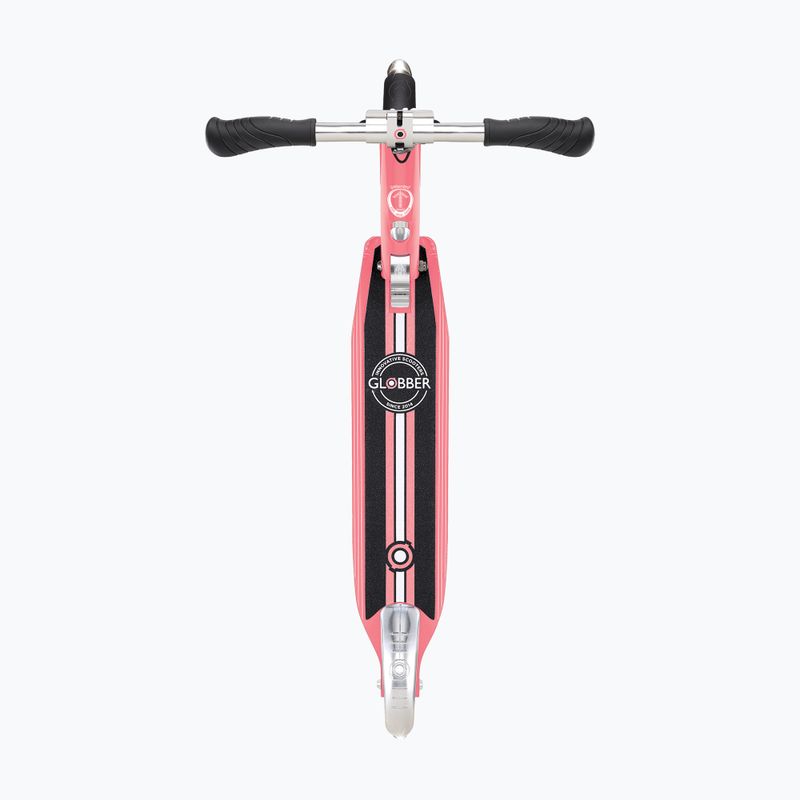 Самокат дитячий Globber Flow Element Lights coral pink 4